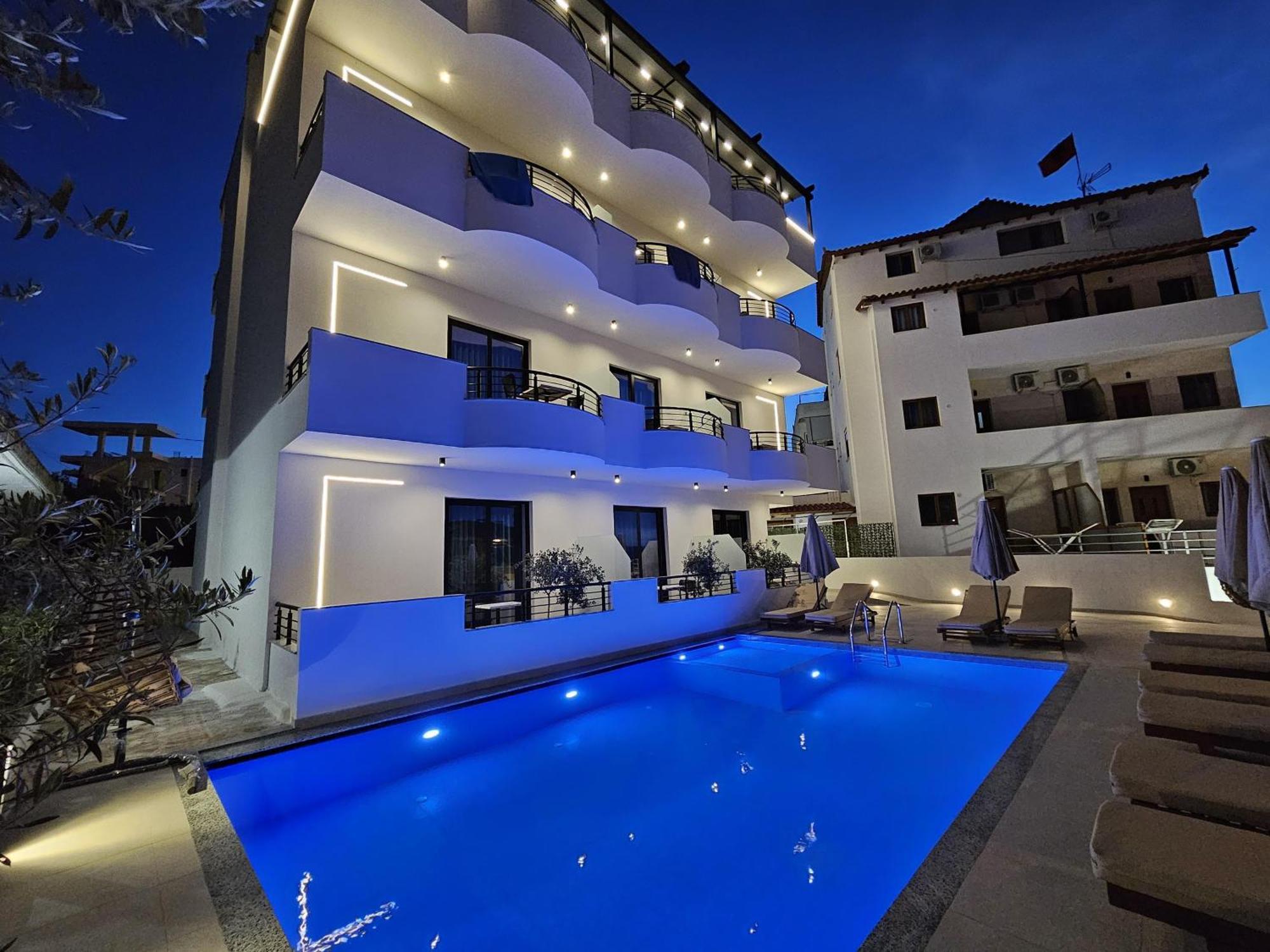 Monel Hotel Ksamil Esterno foto