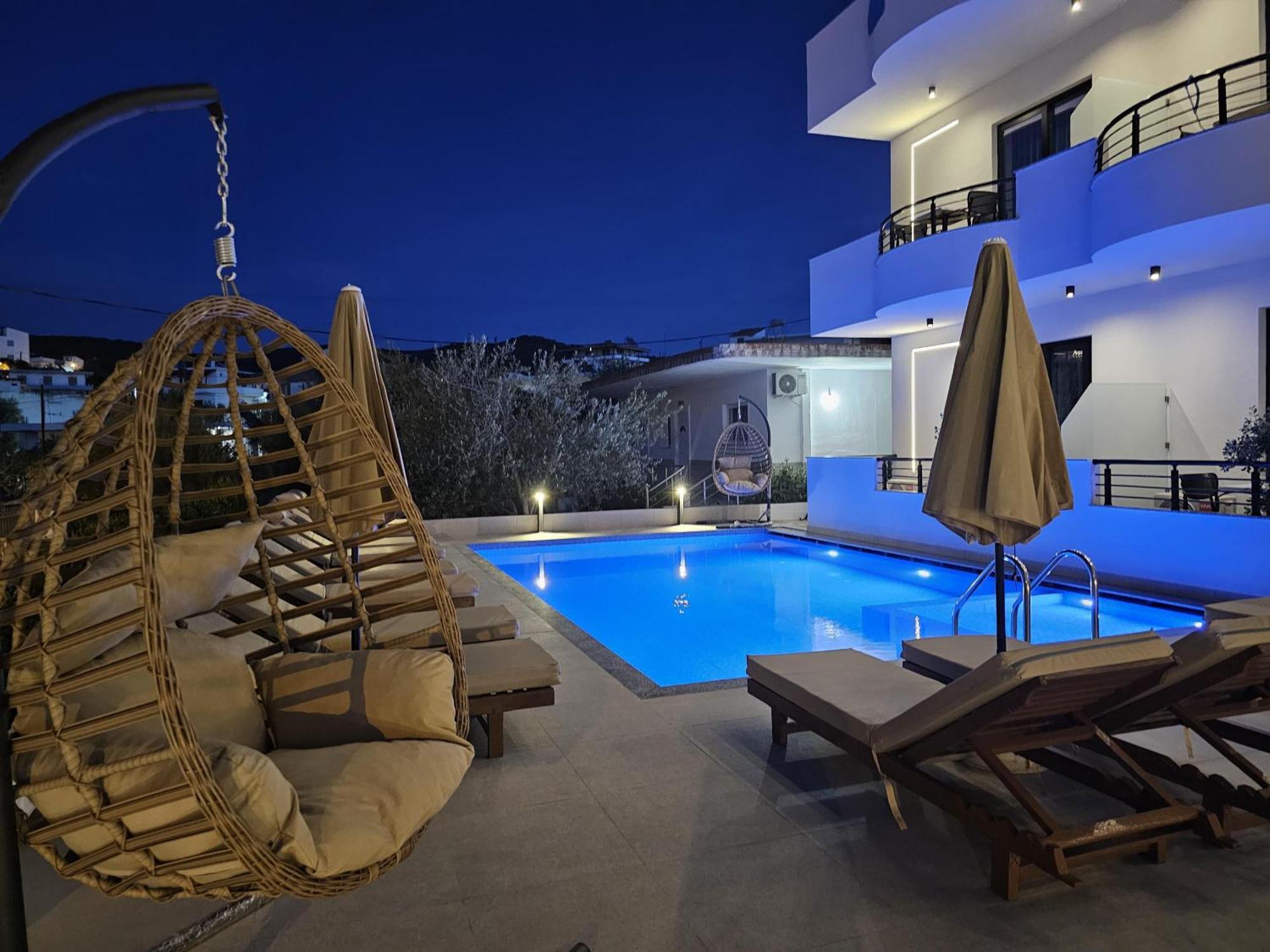 Monel Hotel Ksamil Esterno foto