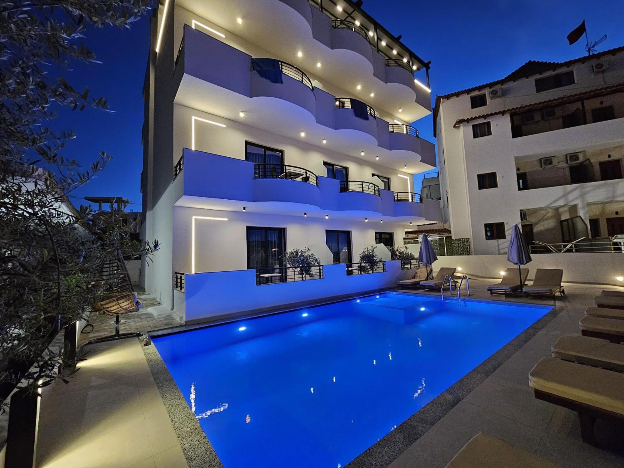 Monel Hotel Ksamil Esterno foto