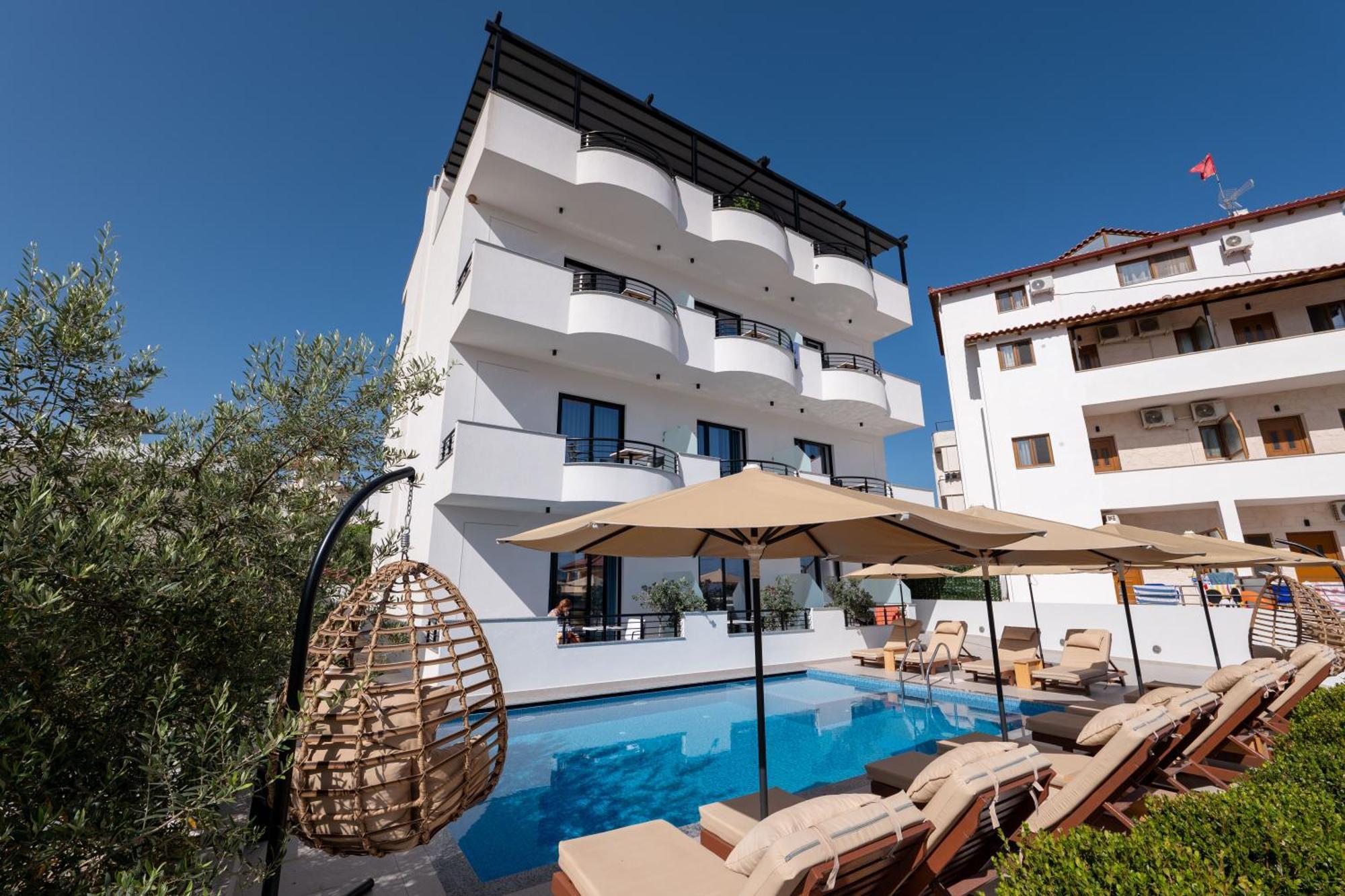 Monel Hotel Ksamil Esterno foto