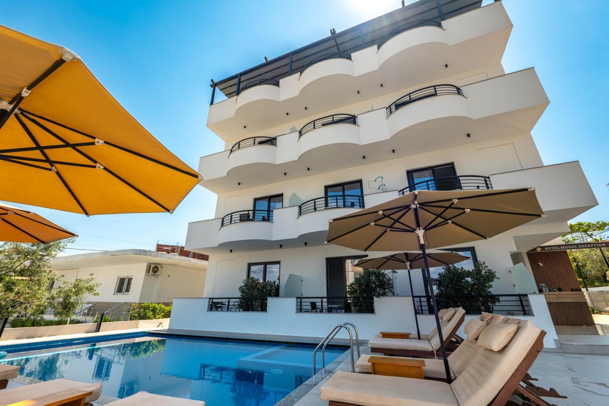 Monel Hotel Ksamil Esterno foto