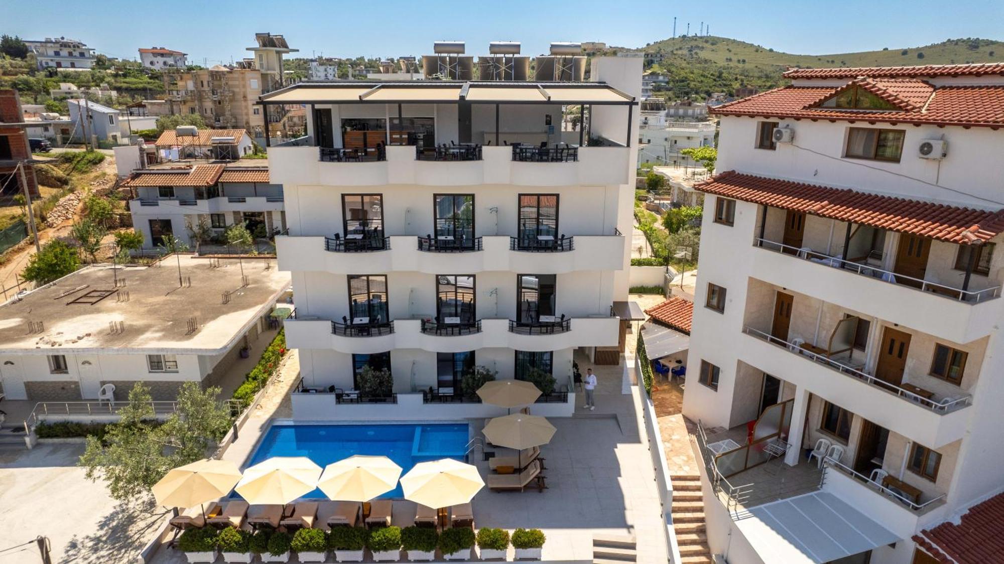 Monel Hotel Ksamil Esterno foto